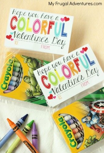 Free Printable Crayon Valentine Crayon Valentines, Valentinstag Party, Happy Hearts Day, Valentine Gifts For Kids, Preschool Valentines, Printable Valentine, Valentines Printables Free, Valentines Day Treats, Valentines School