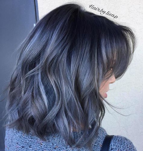 Grey Ombre Hair, Haircut And Color, Grey Hair Color, Ombre Hair Color, Tone Hair, Hair Dye Colors, Hair Inspiration Color, Hair Inspo Color, Cool Hair Color