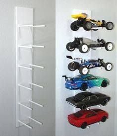 Diy Toy Storage, Truck Storage, Cars Room, Rc Cars And Trucks, Playroom Organization, Car Racks, Rc Autos, Hobby Room, Rc Auto