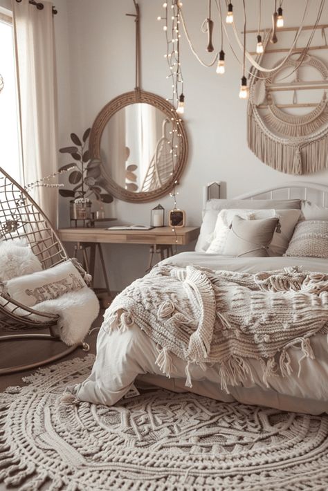 Boho Pink Bedroom, Teen Boho Bedroom, Bedroom For Teens, Bedroom Ideas For Teens, Boho Teen Bedroom, Girls Boho Bedroom, Florida Vibes, Whimsical Bedroom, Vibrant Decor