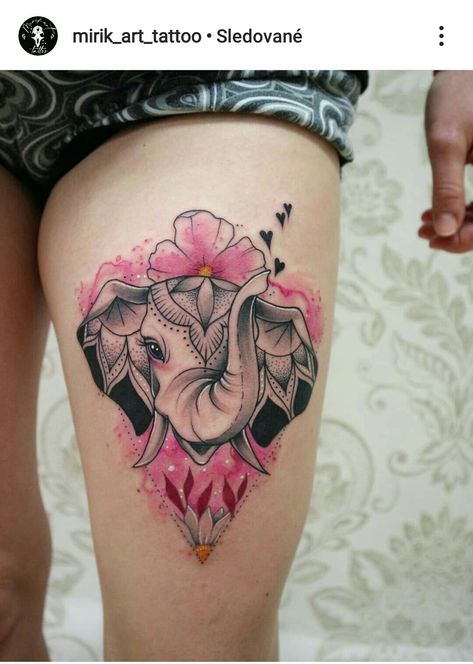 Pretty Tattoos For Women, Elephant Tattoos, Creative Tattoos, Tattoo Idea, Pretty Tattoos, Ink Art, Tattoos For Women, Tatting, Art Tattoo