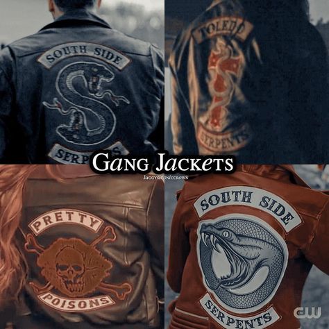 South Side Serpents Aesthetic, South Side Serpents Outfit, Southside Serpents Aesthetic, Serpent Jacket, Gang Jacket, Riverdale Serpents, Riverdale Southside Serpents, Jordan Connor, Sweet Pea Riverdale