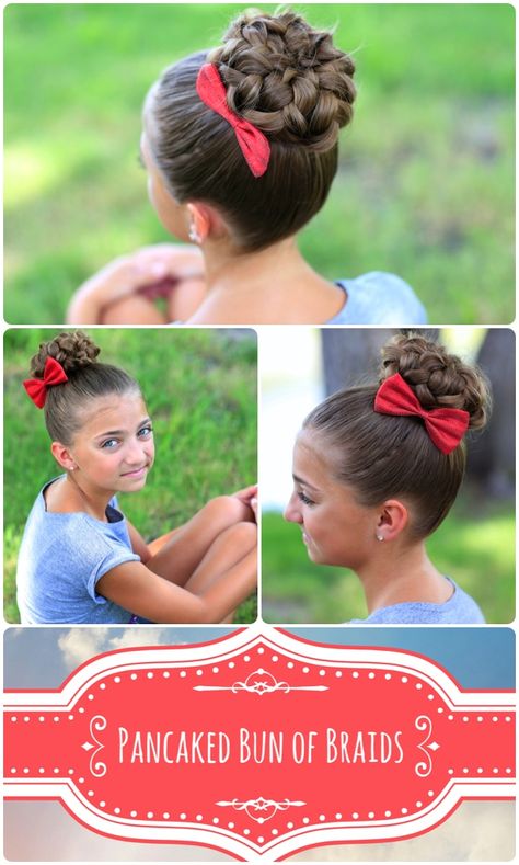 Pelo Color Borgoña, Easy Bun Hairstyles For Long Hair, 5 Minute Hairstyles, Gymnastics Hair, Long Haircuts, Cheer Hair, Easy Bun Hairstyles, Gym Hairstyles