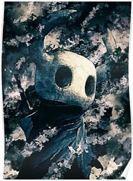 Hollow Knight Poster Knight Artwork, Knight Tattoo, Hollow Night, Hollow Art, Knight Art, The Rock, Easy Drawings, Art Wallpaper, Game Art