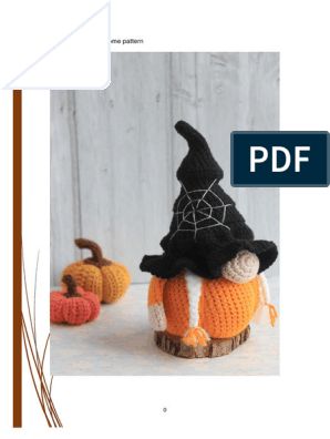 Pumpkin Gnome Crochet Pattern, Ghost Gnomes, Grinch Gnome, Gnomes Crochet, Mario Crochet, Pumpkin Gnome, Surgical Suture, Gnome Pattern, Amigurumi Fox