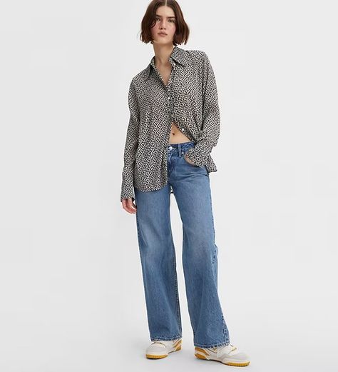 Low Loose Women's Jeans - Medium Wash | Levi's® CA Ribcage Jeans, Relaxed Jeans, Chino Jeans, Loose Jeans, Tapered Jeans, Prove It, Outerwear Sweater, Slim Jeans, Clothing Co