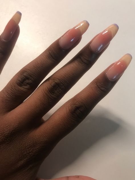 Getting Nails Done Outfit, Natural Nails Real Painted, Natural Acrylic Nails Round, Natural Nails Real, Naturally Long Nails, Nail Inspo Short Nails, Nail Inspo Square, Growing Nails, Nail Inspo French