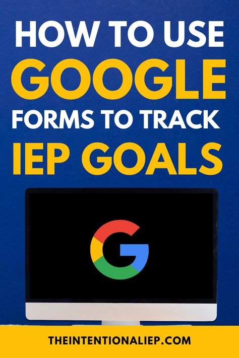 Iep Goal Tracking Google Forms, Iep Writing, Iep Goal Tracking, Progress Monitoring Special Education, Student Questionnaire, Inclusion Teacher, Data Boards, Special Education Organization, Behavior Goals