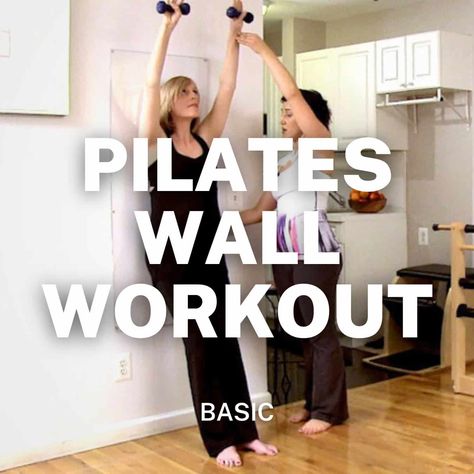 What is Wall Pilates? Pilates Wall Workout, Pilates Wall, Pilates Machine, Wall Pilates, Wall Workout, Pilates Teacher, Ab Work, Chair Exercises, Teaching History