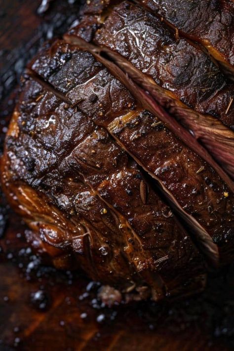 Smoked Beef Roast with Spice Rub Smoked Top Round Roast Recipes, Smoked Top Round Roast, Smoked Eye Of Round, Eye Of Round Roast Recipes, Round Roast Recipes, Round Roast Recipe, Top Round Roast Recipe, Bottom Round Roast Recipes, Top Round Roast