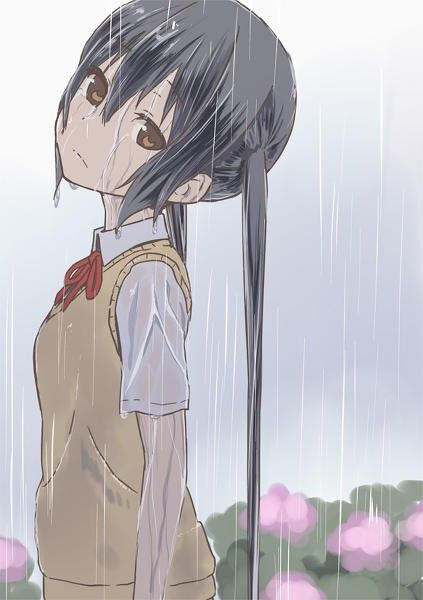 Azusa K On, Hair References Drawing, Azusa Nakano, Kyoto Animation, K On, Meaningful Drawings, Wet Clothes, Hair Reference, How To Make Clothes