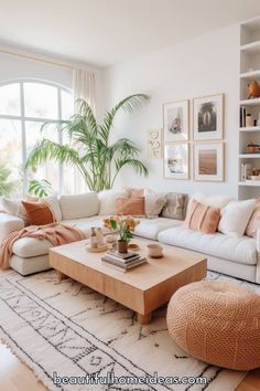 Boho Home Aesthetic Inspiration, Living Room Boho Aesthetic, Living Room Designs Rattan, Home Decor Boho Modern, Boho Modern Design, California Boho Living Room, Coastal Boho Living Room Decor, Boho Living Room Beige Couch, Boho With Color