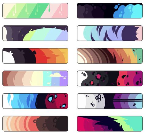 Adopt Color Palettes #1 | F2U by Owiru on DeviantArt Cool Color Palette, Color Palette Challenge, Palette Design, Color Schemes Colour Palettes, Palette Art, Paint Color Palettes, Japon Illustration, Seni Origami, Color Palette Design