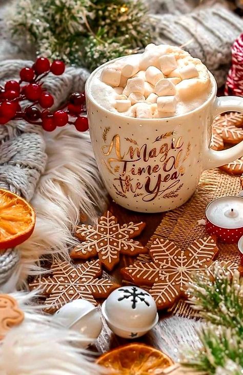 Christmas Hot Chocolate, Christmas Phone Wallpaper, Christmas Feeling, Christmas Inspo, Winter Wallpaper, Christmas Mood, Christmas Love, Decoration Christmas, Christmas Aesthetic