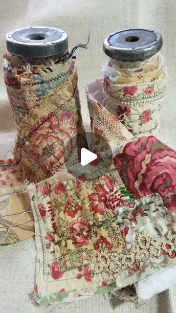 95 likes, 40 comments - jeannie.lawson1 on March 3, 2023: "Scraps + Rags + Remnants = MORE  SNIPPETS!
Made with @frenchgeneral
Charm packs. I tea dyed one  after making and left one alone. Im so addicted to making these.
#snippet #snippetroll #fabric #fabricscrap #fabricroll #textile #textileart #vintagestyle #journalfodder #fabricvase #fabricheart #vintage #teadye #frenchgeneral #frenchgeneralfabric". French General Fabric, Snippet Rolls, French General, Charm Packs, Fabric Heart, Tea Dyeing, March 3rd, March 3, Charm Pack