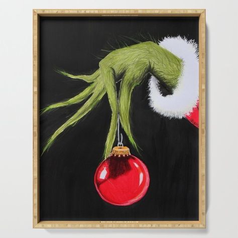 Grinch Canvas Painting, Grinch Poster, Grinch Canvas, Christmas Canvas Art, Christmas Paintings On Canvas, Holiday Painting, Watercolor Christmas Cards, Christmas Canvas, Christmas Poster