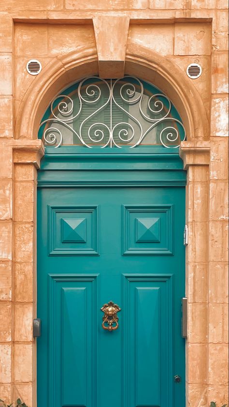 #valletta #malta #summer #architecture #design #door #aesthetic #color #architecturephotography Malta Doors, Malta Summer, Summer Architecture, Aesthetic Door, Door Aesthetic, Malta Valletta, Valletta Malta, Aesthetic Color, Design Door