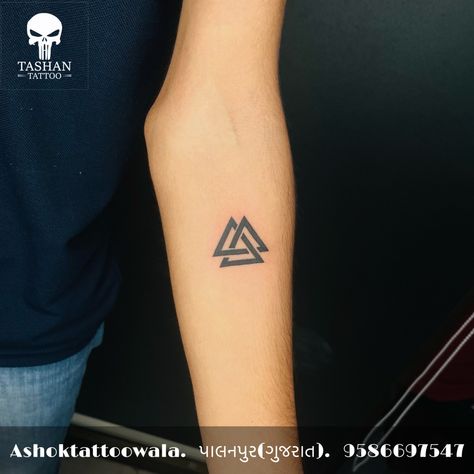 TashanTattoo
AshokTattooWala
S.5.6,Tirupati plaza
Opp. New bus stand
Near gd modi collage
Palanpur (gujrat)
9586697547
9687533310 Triangular Tattoo, Triangle Tattoo Design, Thumb Tattoos, Atlas Tattoo, Wolf Tattoos Men, Tattoos Men, Forarm Tattoos, Triangle Tattoos, Small Tattoos For Guys