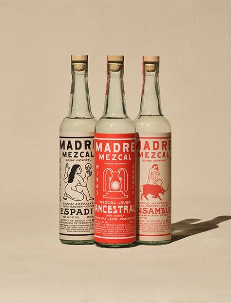 Shop Madre Mezcal - Shop Madre Mezcal Mezcal Brands, Dotwork Tattoo Mandala, Visuell Identitet, Bottle Design Packaging, Alcohol Packaging, Tequila Bottles, Branding Inspo, Alcohol Bottles, Beer Packaging