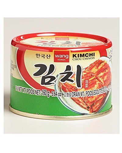 100 Original Korean Kimchi Canned Made in Korea Emergency 160g -- For more information, visit image link. Korean Kimchi, Korean Side Dishes, Pickled Cabbage, Fermented Vegetables, Napa Cabbage, Stir Fries, Food Staples, Fish Sauce, Kimchi