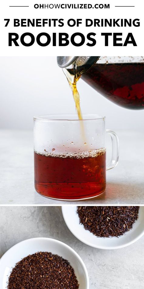 Rooibos tea is a rich source of antioxidants, making it a healthy and nutritious drink. Learn how this delicious caffeine-free tea can benefit your body. #rooibos #rooibostea #caffeinefree #tea Rooibos Ice Tea, Roobois Tea Benefits, Roobois Tea, Rooibos Tea Benefits, Rooibos Iced Tea, Hot Drink Recipes, Matcha Milk Tea, Caffeine Free Drinks, Hot Tea Recipes