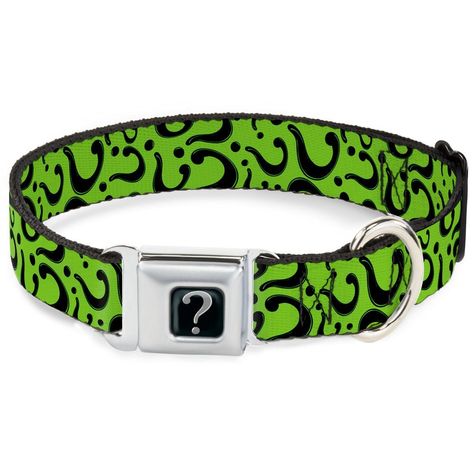 Buckle-Down 9-15' 'RDA-Riddler Question Mark Full Color Black/Gray' Dog Collar * Details can be found by clicking on the image. (This is an affiliate link and I receive a commission for the sales) Thanos Face, Shorkie Puppies, Pine Tree Silhouette, Buckle Collar, Collar Details, Grey Dog, Fun Dog, Dog Id Tags, Dog Collars & Leashes