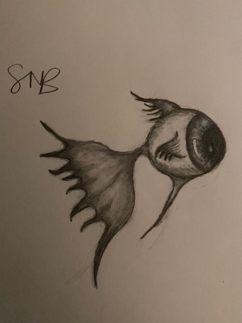 Eyeball Fish Drawing, Bug Eyes Drawing, Eye Ball Drawings, Scary Fish Drawing, Weird Eyes Drawing, Eyeball Butterfly, Weird Sketches Easy, Eyeball Drawings, Eyeball Sketch