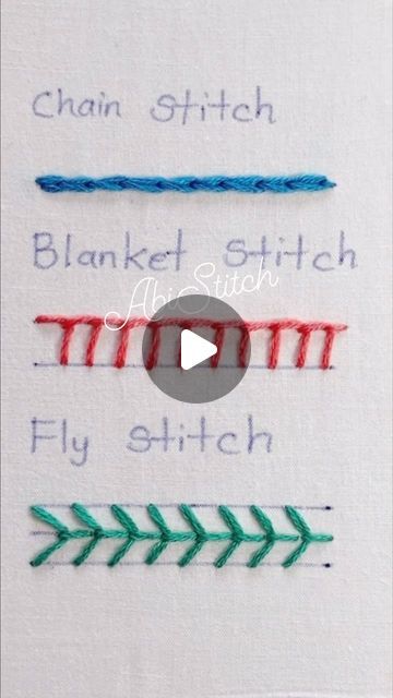 Hand Sew Stiches, Hand Embroidery Techniques, Blanket Stitch Embroidery Design, Different Embroidery Stitches, Slow Stitching Projects, Embroidery Knot, Hand Stitching Tutorial, Sewing Stitches By Hand, Basic Hand Embroidery