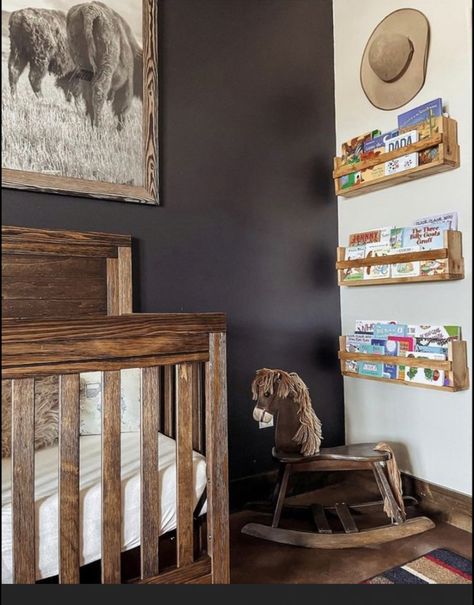 Cowboy Hat Wall Nursery, Western Boys Room, Western Baby Nursery, Mother Goals, Western Baby Nurseries, Country Nursery, Cowboy Room, Cowboy Nursery, Nursery Guest Room