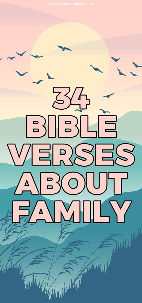 Families come in all shapes and sizes, but one thing that remains the same is that family is important. Check out these verses about family from the Bible to help you strengthen your own family ties or to give thanks for the ones you have. Scripture On Family, God Family Quotes, Bible Verse About Family Love, Bible Verses About Love Family, Family Bible Verses Scriptures, God And Family Quotes, Bible Verse For Family Love, Love Family Quotes Blessed, Scripture For Family