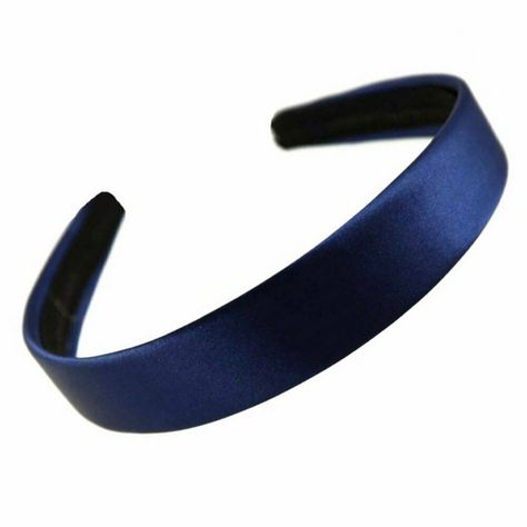 Satin Covered Headband Colour : Navy blue Size : 2.5cm wide Perfect for all hair types. Super soft and comfortable to wear. Please have a look at our other items in store for loads more items you may love !! Any problems do not hesitate to email and we will assist you to the best of are abilities. Our customers are our first priority and we strive to provide great customer service so when you complete your transaction with us and your 100% satisfied please leave us feedback. Once again thanks fo Navy Hair Accessories, Blue Satin Fabric, Navy Blue Hair, Alice Headband, Navy Hair, Headband Fabric, Blue Hair Accessories, Hair Accessories Storage, Purple Headbands