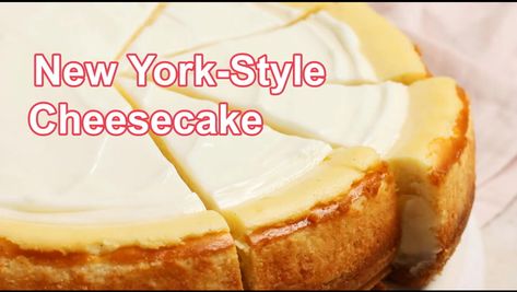 Cheesecake No Sour Cream, Martha Stewart Cheesecake, Cherry Cheesecake Recipe, New York Style Cheesecake, Martha Stewart Recipes, Cheesecake Lovers, How To Make Cheesecake, Cherry Cheesecake, New York Cheesecake