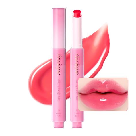 PRICES MAY VARY. Get candy glazed. The color gets more vibrant and glowy as you layer it on your lips. It is a non-retractable product for you to have the perfect amount of glow and color for your lips. Hybrid Gelling System eliminates the stiff and hard application of wax, only leaving the clear glow and color on the lips. A melting balm that keeps your lips looking sheer and dewy all-day long with a click. Melting Balm, Makeup Accesories, Dry Lips, Vegan Beauty, Lip Balm, Lip Gloss, The Balm, Wax, Lips