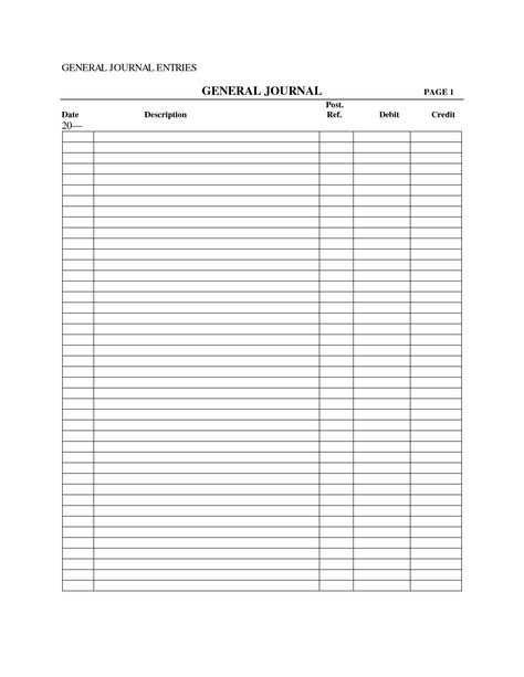 General+Journal+Entry+Template General Journal Accounting, General Journal Accounting Template, Entry Template, Accounting Journal, Double Entry Journal, Accounting Templates, Information Template, Business Graphic Design, Accounting Education