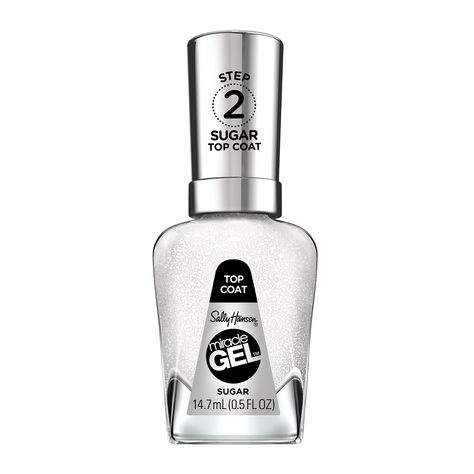 Miracle Gel Polish Sugar Top Coat Sally Hansen Miracle Gel Polish Sugar Top Coat | Clear | Sally Beauty Sally Hansen Miracle Gel Colors, Long Wear Nail Polish, Grey Nail, Sally Hansen Nail Polish, Grey Nail Polish, Chemist Warehouse, Top Coat Nail Polish, Sally Hansen Nails, Sally Hansen Miracle Gel