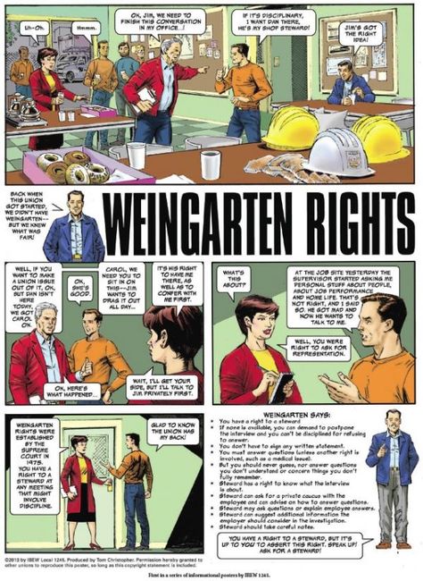 Union , Weingarten Rights , Union Bulletin Board Ideas, Pro Union Quotes, Union Quotes, Union Representative, Union Strong, Labor Movement, Teacher Union, Steel Worker, Workers Union