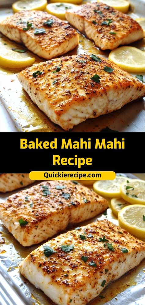 Here’s a simple and flavorful recipe for Baked Mahi Mahi. This dish is light, healthy, and comes together quickly, making it a perfect weeknight meal! Greek Mahi Mahi Recipes, Maui Fish Recipes, Magi Mahi Recipes, Mahi Mahi Recipes Baked Ovens, Mani Mahi Recipes, Baked Mahi Mahi Recipes, Mahi Mahi Recipes Baked, Best Fish Recipe Ever, Mahi Recipes