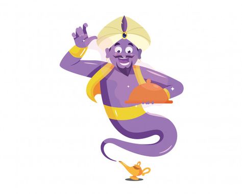 Purple genie bring a magic food Premium Vector | Premium Vector #Freepik #vector #food #man #cartoon #purple Brainstorm Map, Magic Food, Cartoon Purple, Hoarding Design, Arabian Knights, Man Cartoon, Food Banner, Vector Food, Restaurant Logo