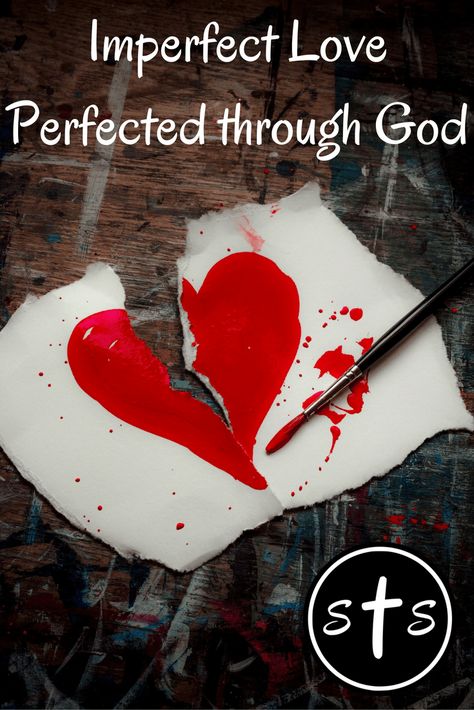 The only source of perfect love is God, but His love helps us to love others better even though we love others imperfectly. Getting Over Someone, Heart Drawing, Wattpad Romance, Powerful Art, Whatsapp Dp, Art Basel, Original Wallpaper, Heart Wallpaper, Love Images