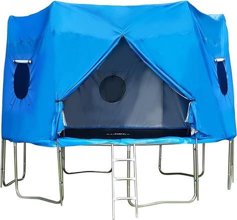 Amazon.com : Trampoline Tent | Tent for Trampoline | Outdoor Fun for Kids | Trampoline Tent Cover | Trampoline Accessory Tent | Protect from Wind and Sun : Sports & Outdoors Trampoline Outdoor, Trampoline Tent Cover, Trampoline Tent, Rebounder Workouts, Trampoline Accessories, Outdoor Trampoline, Outdoor Fun For Kids, Kids Trampoline, Trampoline Workout