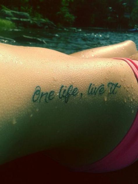 One Life Live It, It Tattoo, Glow Birthday Party, Summer Tattoo, Glow Birthday, Cute Bikinis, One Life, Tattoos And Piercings, Jesus Fish Tattoo