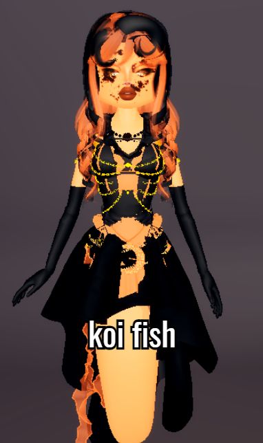 Koi Fish Dress To Impress, Koi Fish Dress, Fish Dress, Koi Fish, Koi, Dress To Impress, Fish