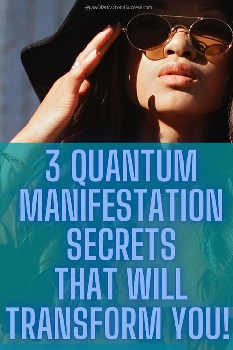 Life-changing quantum manifestation secrets revealed... You can change your past, present, and future... Everything is possible when you work directly with the quantum field! #quantum #manifesting #manifestation #LOA #lawofattraction Quantum Reality, Quantum Field, Law Of Attraction Tips, Everything Is Possible, Secrets Revealed, Law Of Attraction, Life Changes, The Secret, How To Become