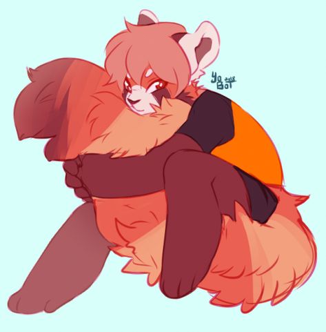 Red Panda Fursona, Panda Fursona, Red Pandas, Red Panda, Anime Character, Google Search, Red, Anime, Pandas