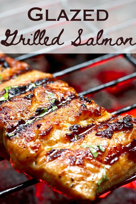 Salmon Grilling Recipes, Salmon Bbq Grill, Wild Salmon Recipe Grilled, Grilled Orange Salmon Recipes, Grilled Salmon Fillets, Asian Grilled Salmon Recipes, How To Grill Salmon With Skin, Salmon Fillet Recipes Grilled, Fish Glaze Recipe