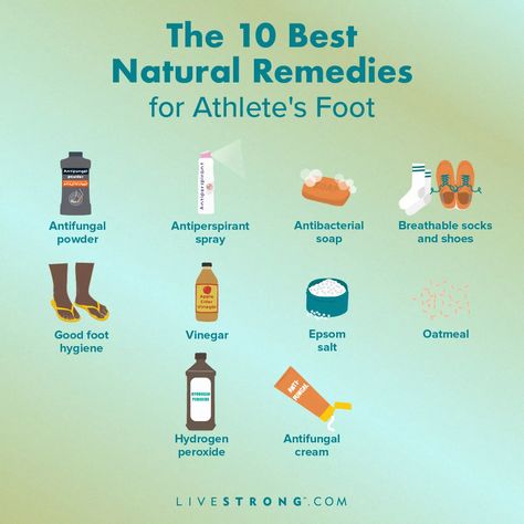 The 10 Best Natural Remedies for Athlete's Foot | livestrong Itchy Feet At Night, Extremely Dry Feet Remedy, Athletes Foot Remedy, Natural Remedies For Athletes Foot, Foot Soak For Athletes Foot, Essential Oil For Athletes Foot, Antifungal Cream, Athletes Foot, Take Off Your Shoes