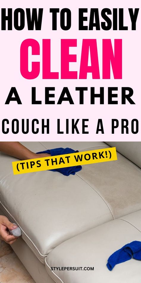 Leather sofas add a touch of elegance and sophistication to any room. However, keeping them clean and well-maintained can be challenging. Here is a simple guide to help you clean your leather sofa and keep it looking its best. Condition Leather Couch, Clean Leather Couch, Clean Leather Seats, Dark Leather Couches, Cleaning Leather Couch, White Leather Couch, Tan Leather Couch, Clean White Leather, White Leather Chair