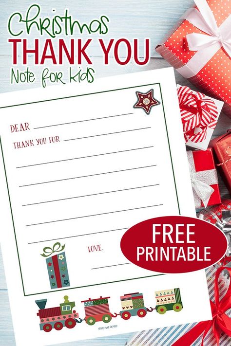 Free Printable Christmas Thank You Notes for Kids! Help kids write thank you letters to Santa, Grandma, and friends with these super cute printable notes. Love this idea for helping kids learn gratitude at Christmas! Montessori Christmas, Christmas Notes, Tradition Ideas, Printable Thank You Notes, Thank You Letter Template, Thank You Note Template, Club Activities, Kids Help, Classroom Christmas