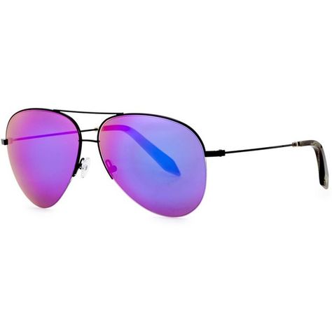 Womens Aviator Victoria Beckham Classic Victoria Purple Aviator Style... ($540) ❤ liked on Polyvore Victoria Beckham Sunglasses, Mirrored Aviators, Mirrored Aviator Sunglasses, Purple Sunglasses, Purple Mirror, Purple Accessories, Sunglasses Women Aviators, Aviators Women, Tortoise Shell Sunglasses