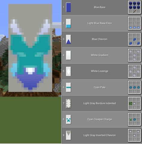 Cool Minecraft Banners, Minecraft Camp, Minecraft Banner Patterns, Minecraft Wolf, Minecraft Banner, Minecraft Banner Designs, Minecraft Interior Design, Minecraft Banners, Minecraft Cottage